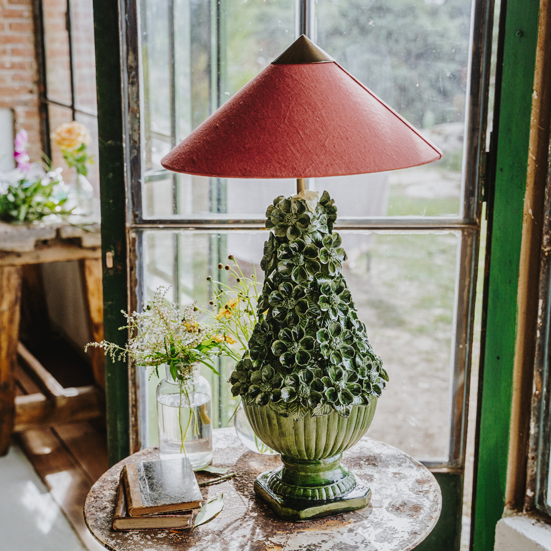 Manises Gaia Old Green Lamp