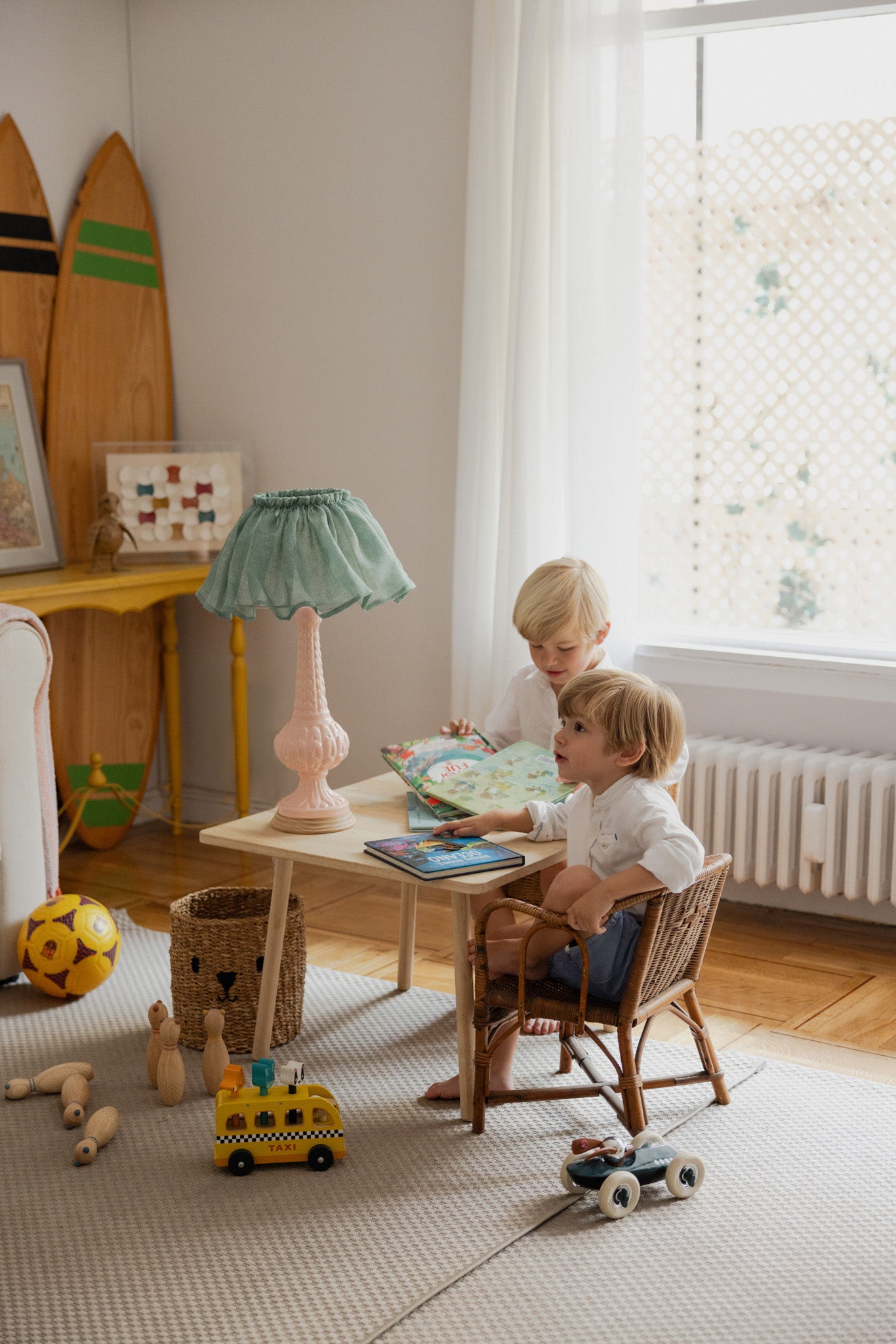 Falda Manises Kids Celadon