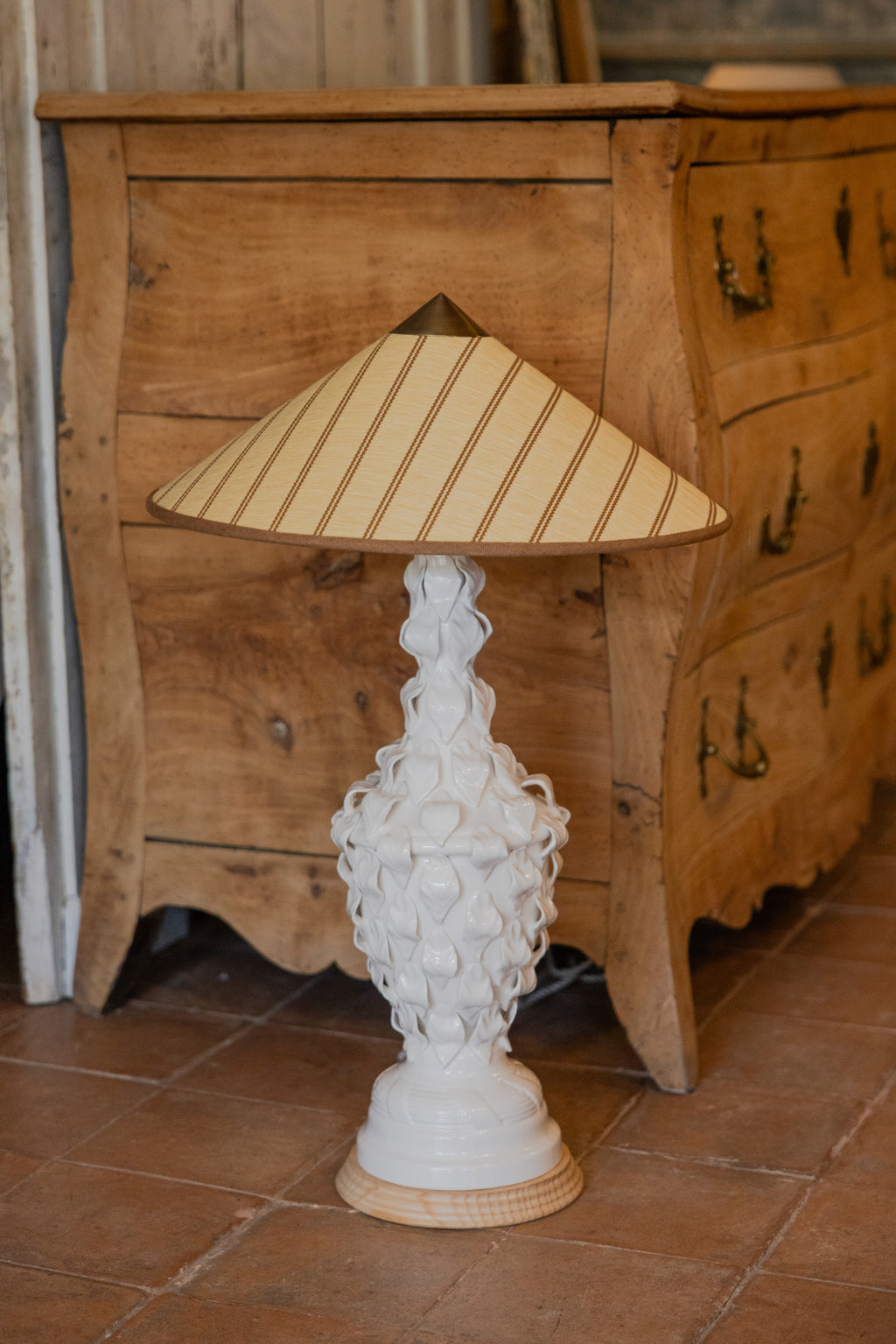 Capuchina Raffia Stripes Lampshade