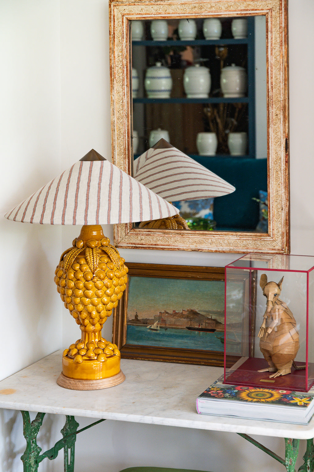 Lámpara de Manises Gabanera Miel