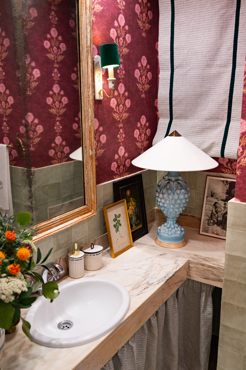 Lámpara de Manises Gabanera Celadon