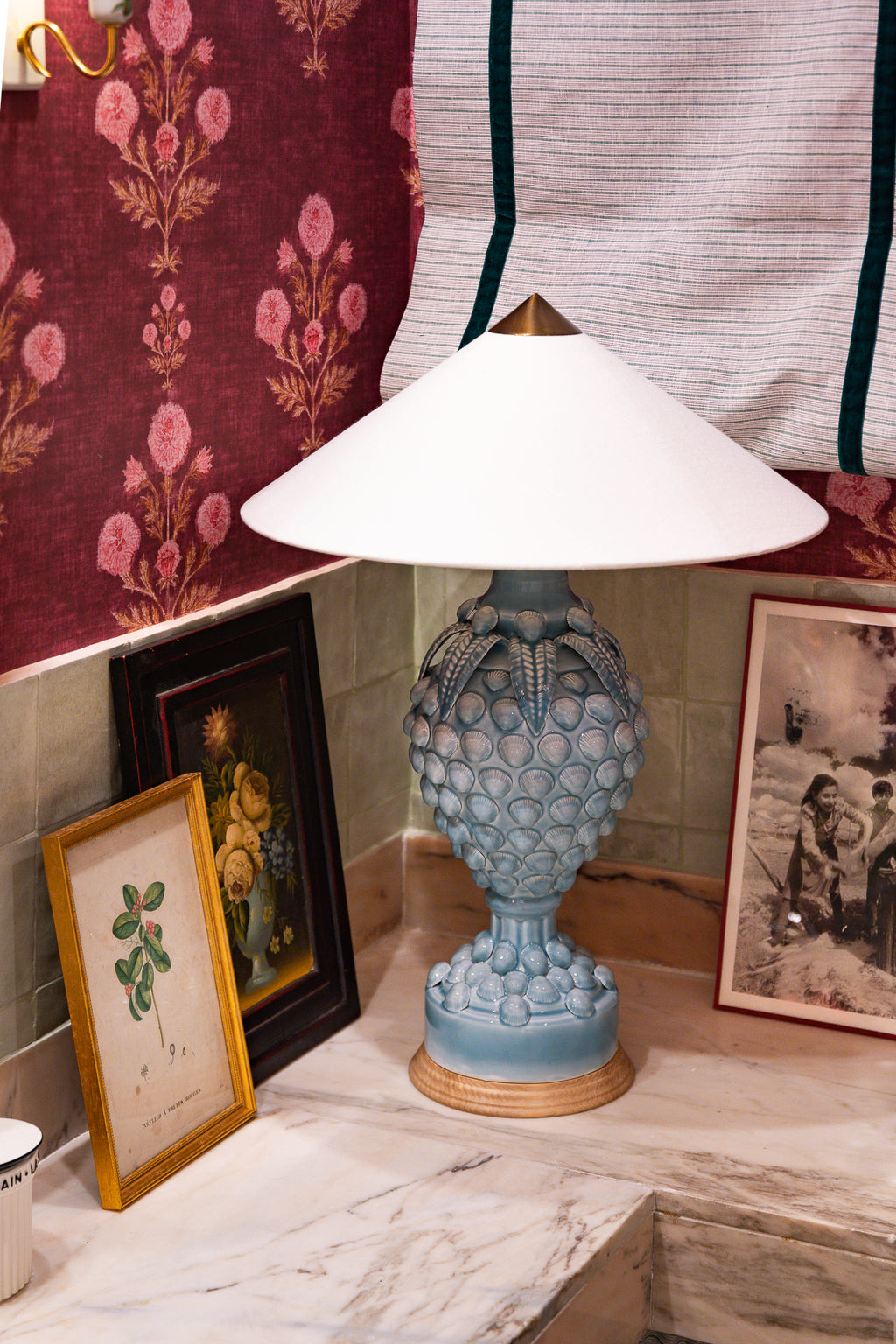 Lámpara de Manises Gabanera Celadon