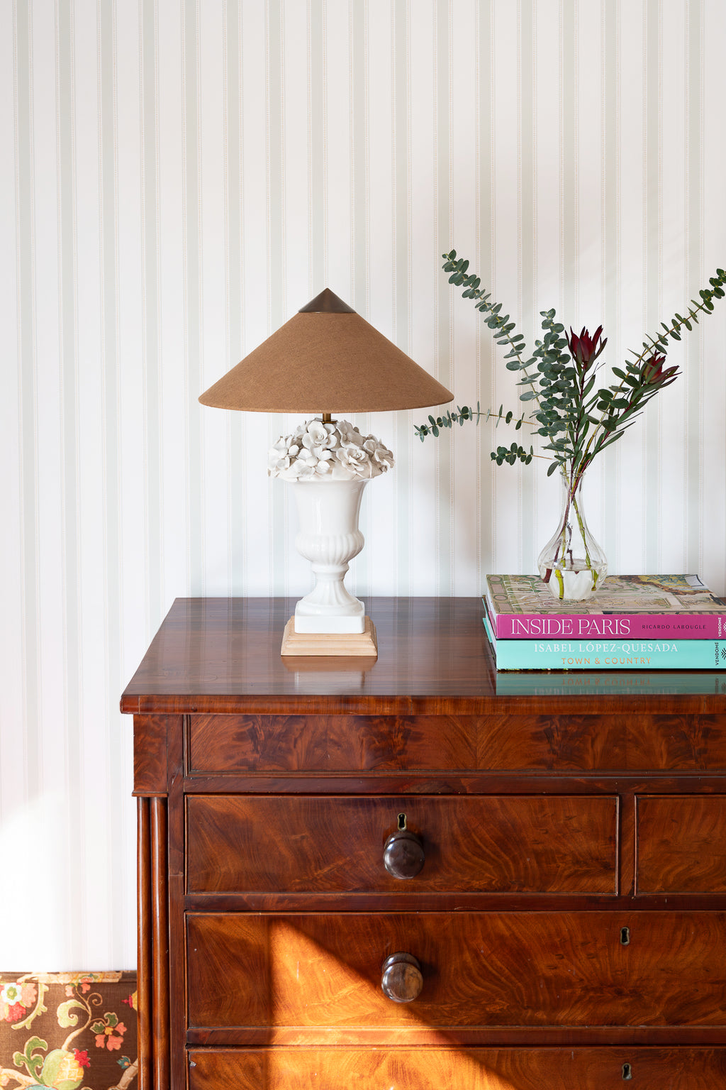 Lámpara de Manises Marcella Flora