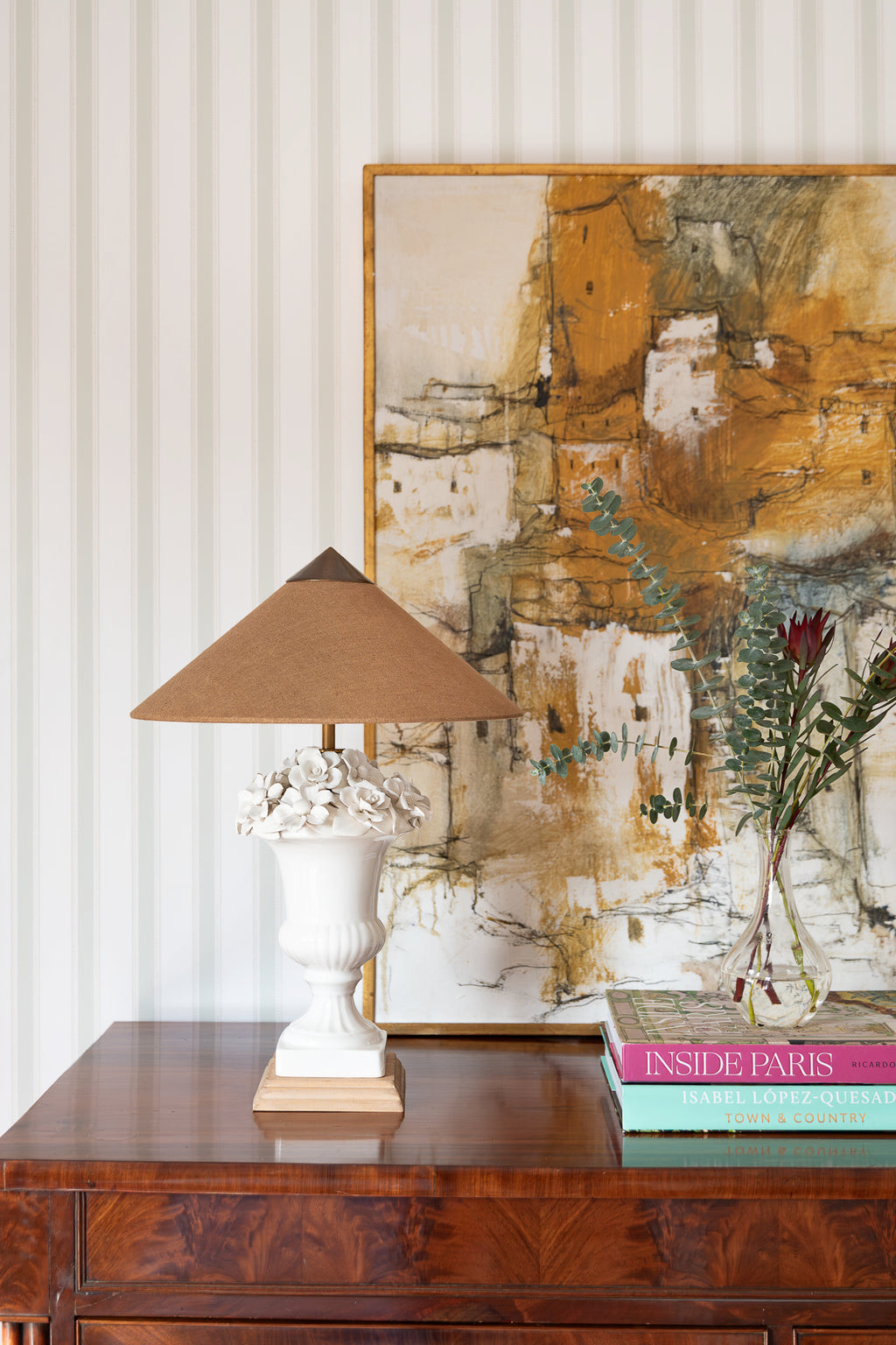 Lámpara de Manises Marcella Flora