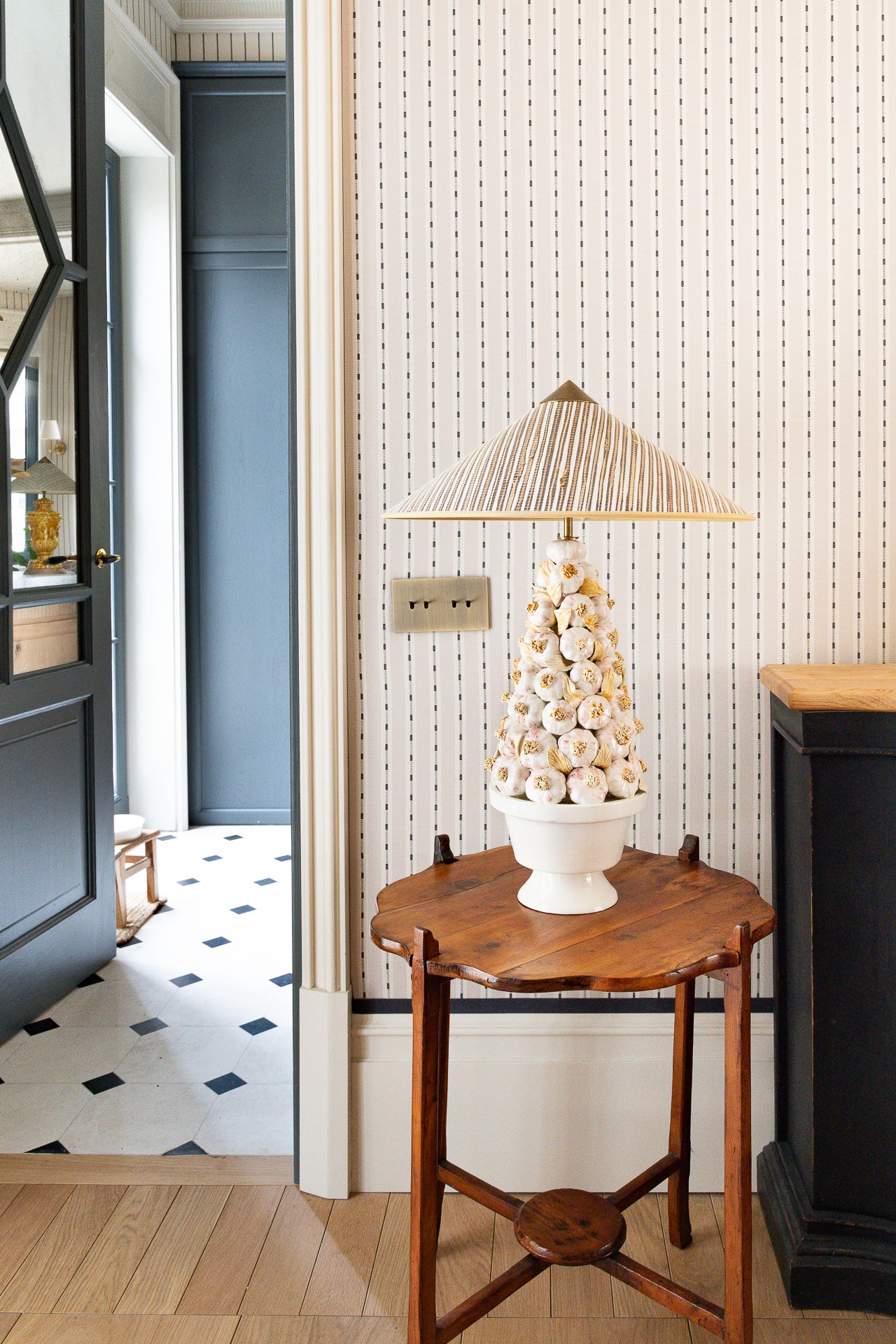 Capuchina Raffia Stripes Lampshade