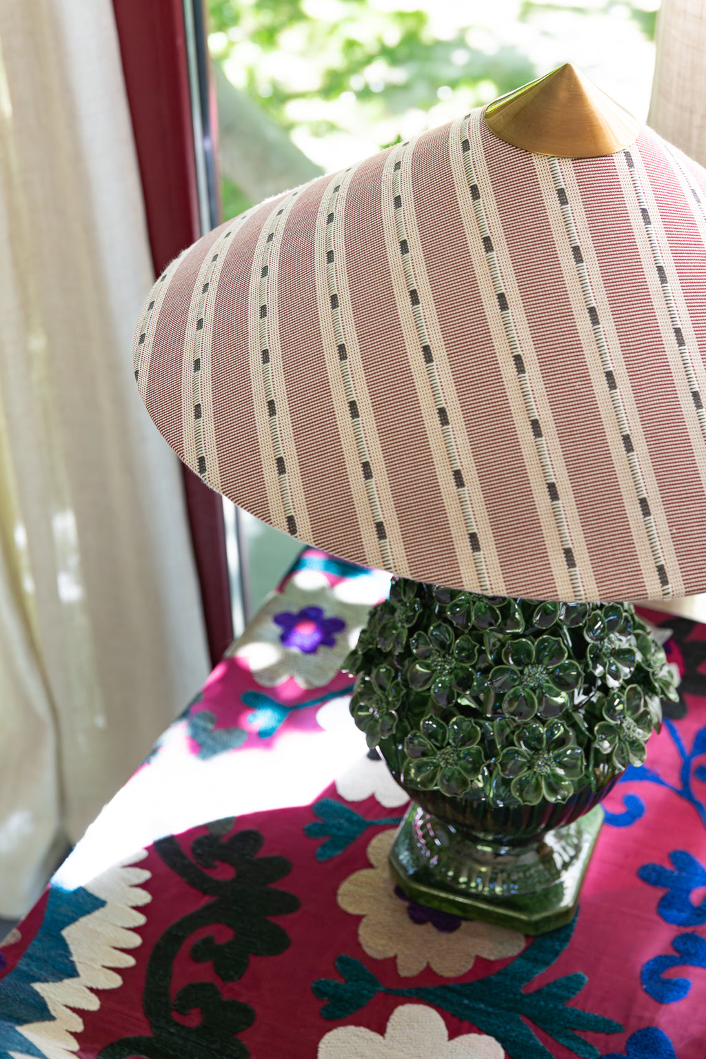 Capuchina Raspberries Flowers Lampshade