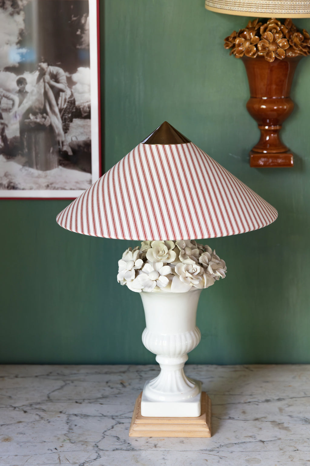 Capuchina Old Gold Linen Lampshade 