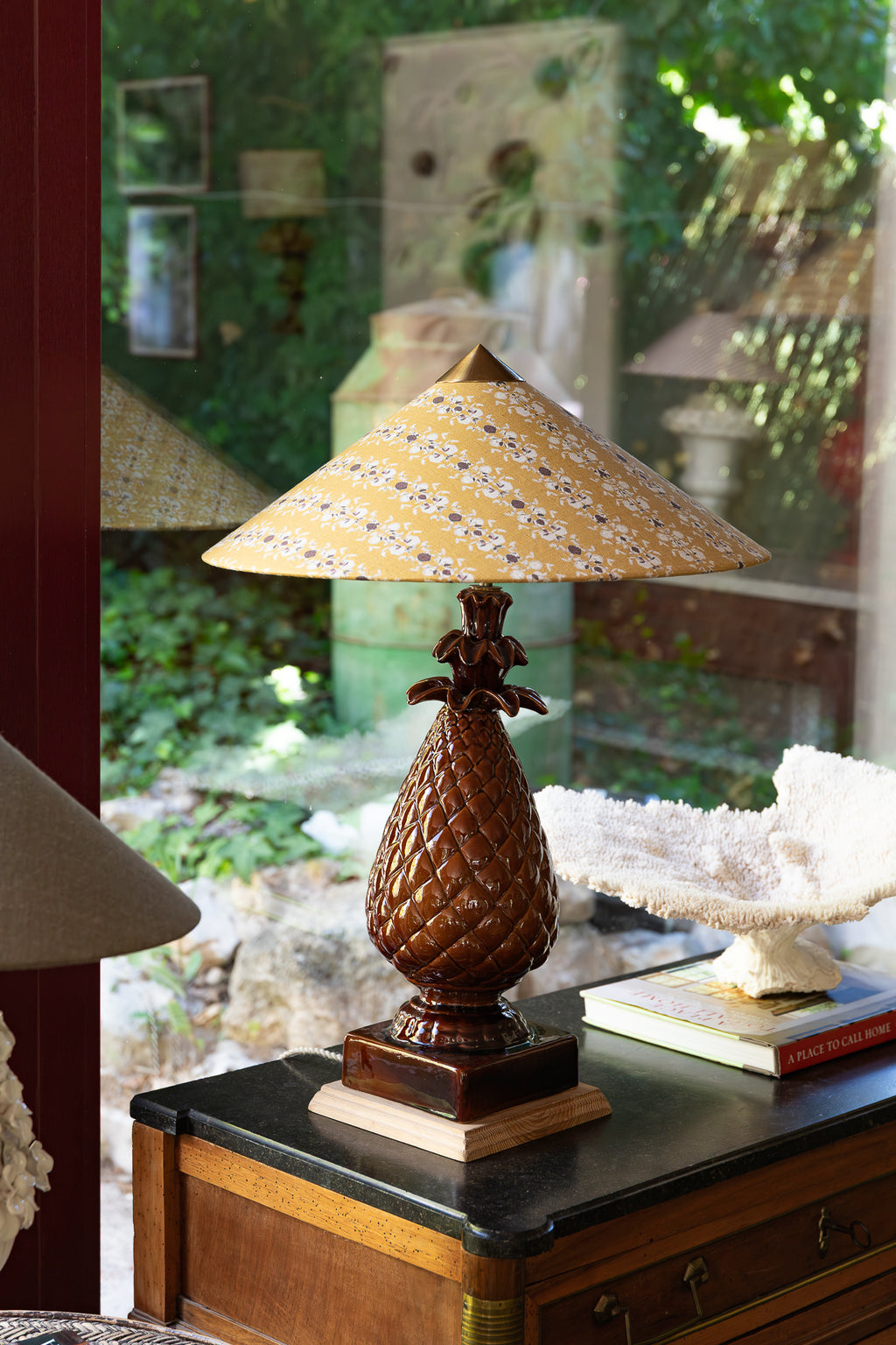 Capuchina Old Gold Linen Lampshade 