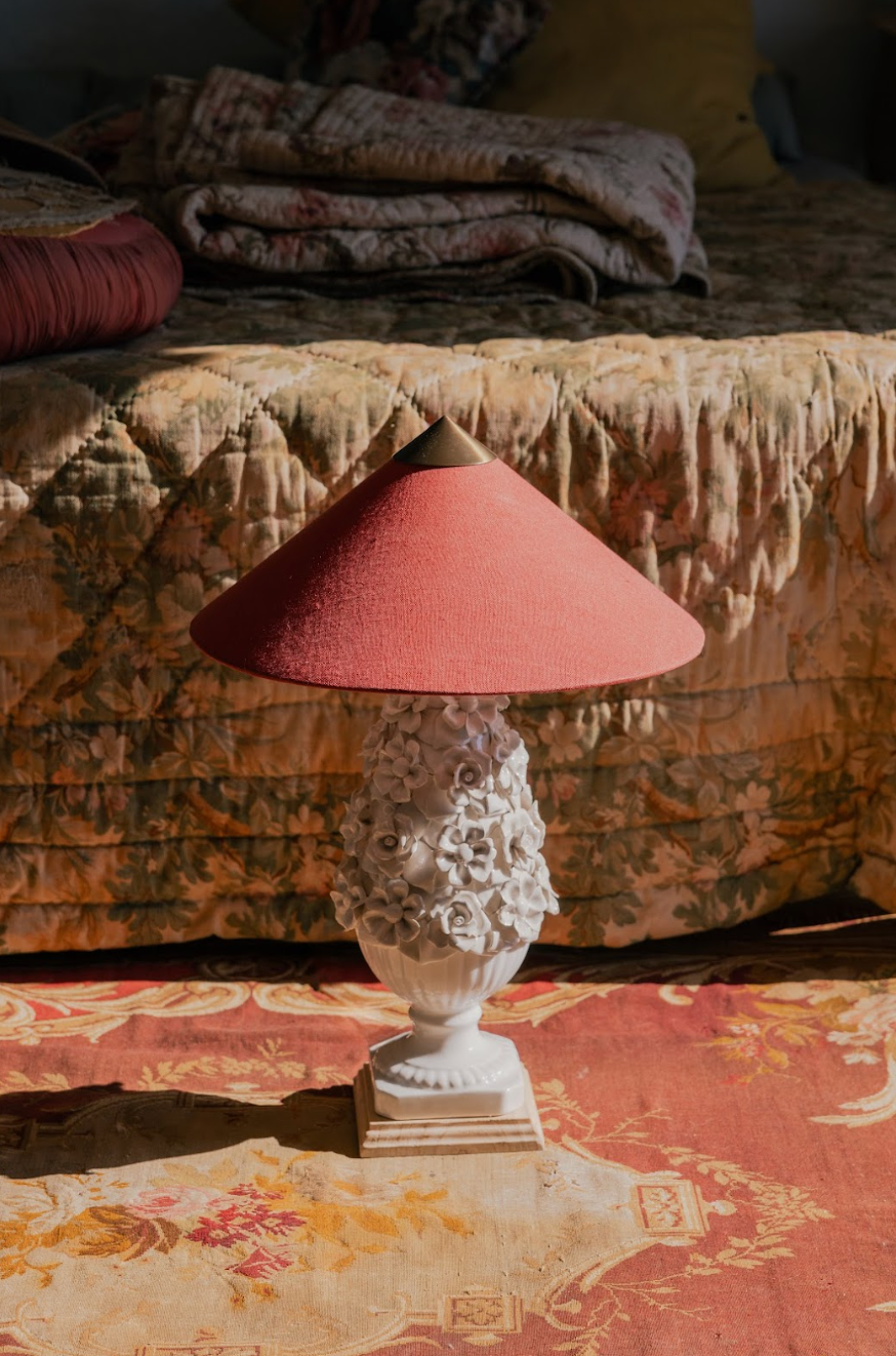 Capuchina Terracota Linen Lampshade