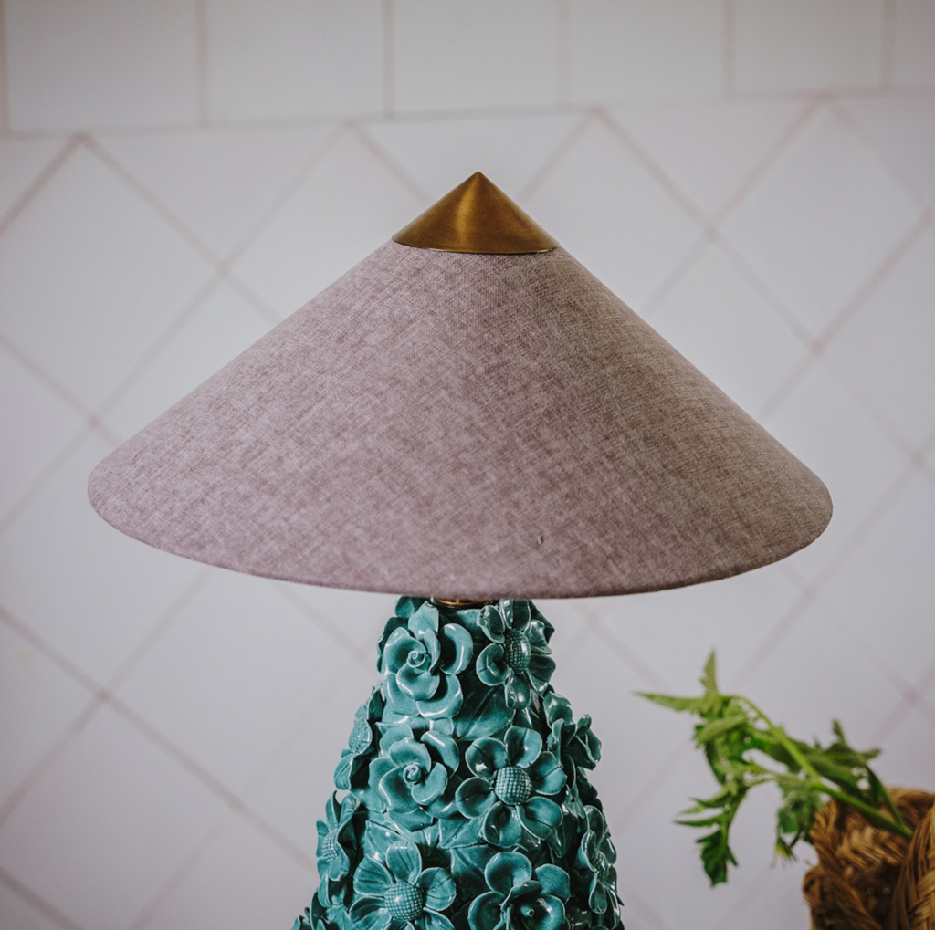 Manises Flora Sea Green Lamp