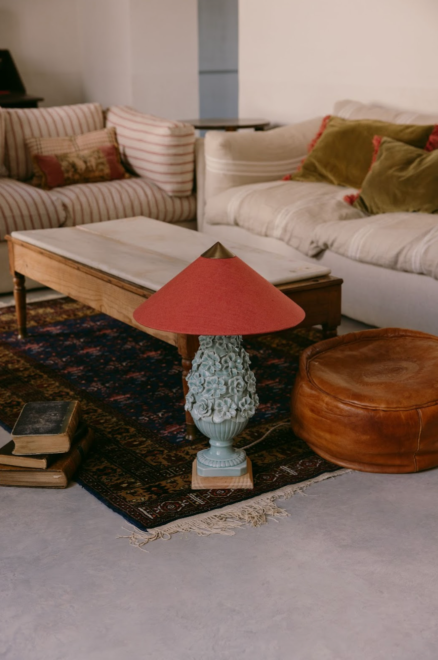 Capuchina Terracota Linen Lampshade